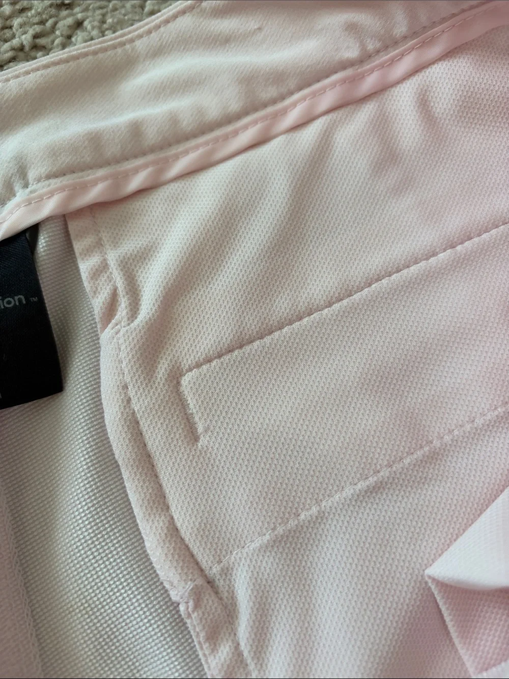 all in motion Pale Pink Men's Flat Front Shorts